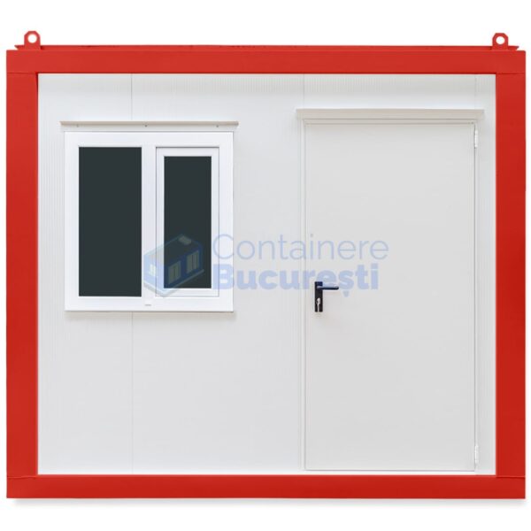 container birou bucuresti 3metri rosu