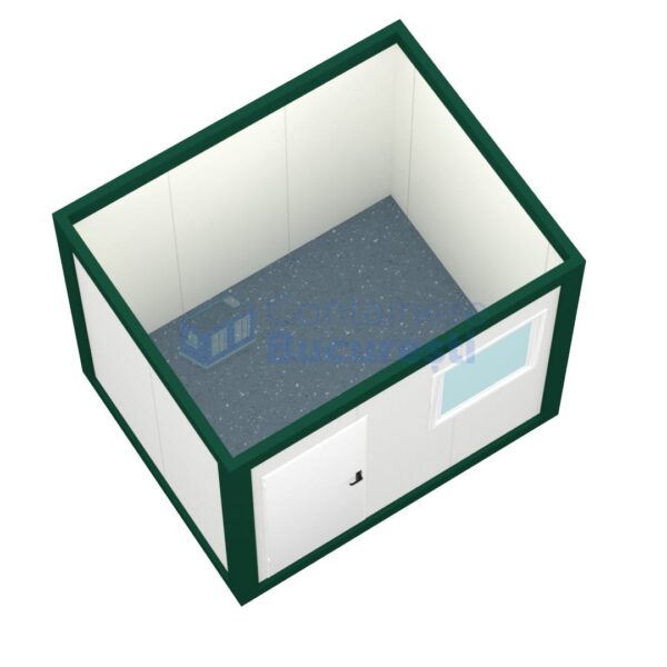 container birou bucuresti 3metri verde2