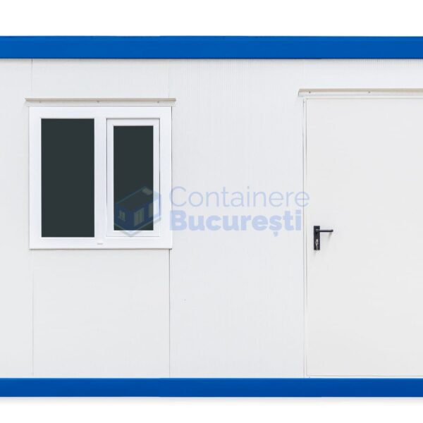 container birou bucuresti 4metri 1geam albastru