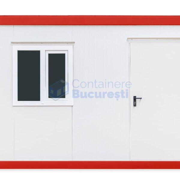 container birou bucuresti 4metri 1geam rosu