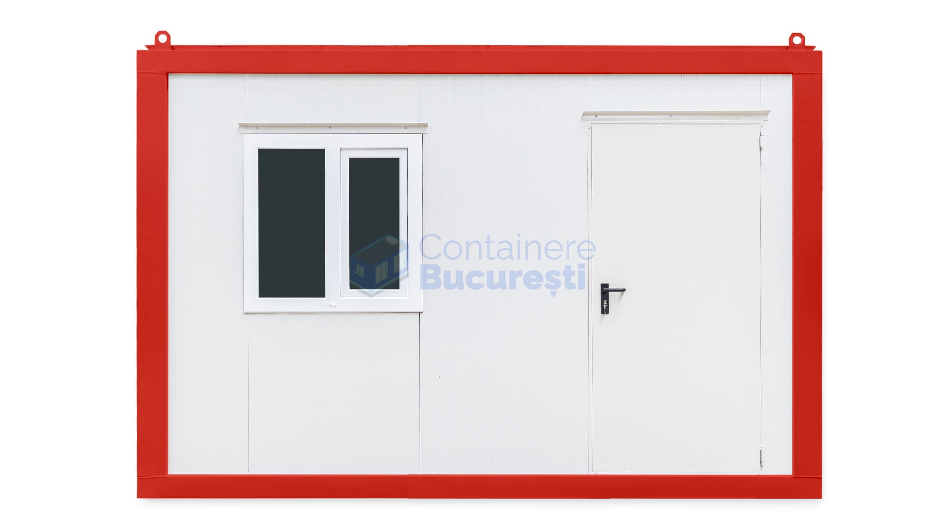 container birou bucuresti 4metri 1geam rosu