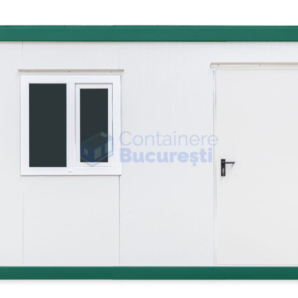 container birou bucuresti 4metri 1geam verde