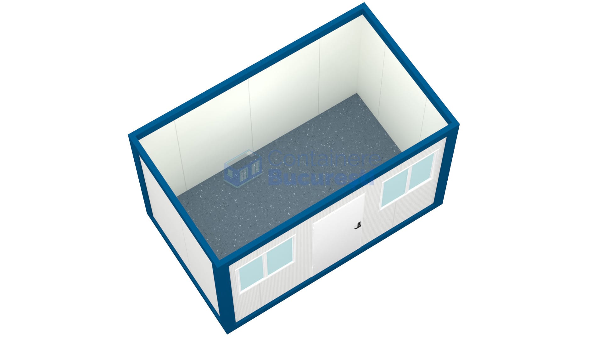 container birou bucuresti 4metri 2geamuri albastru2