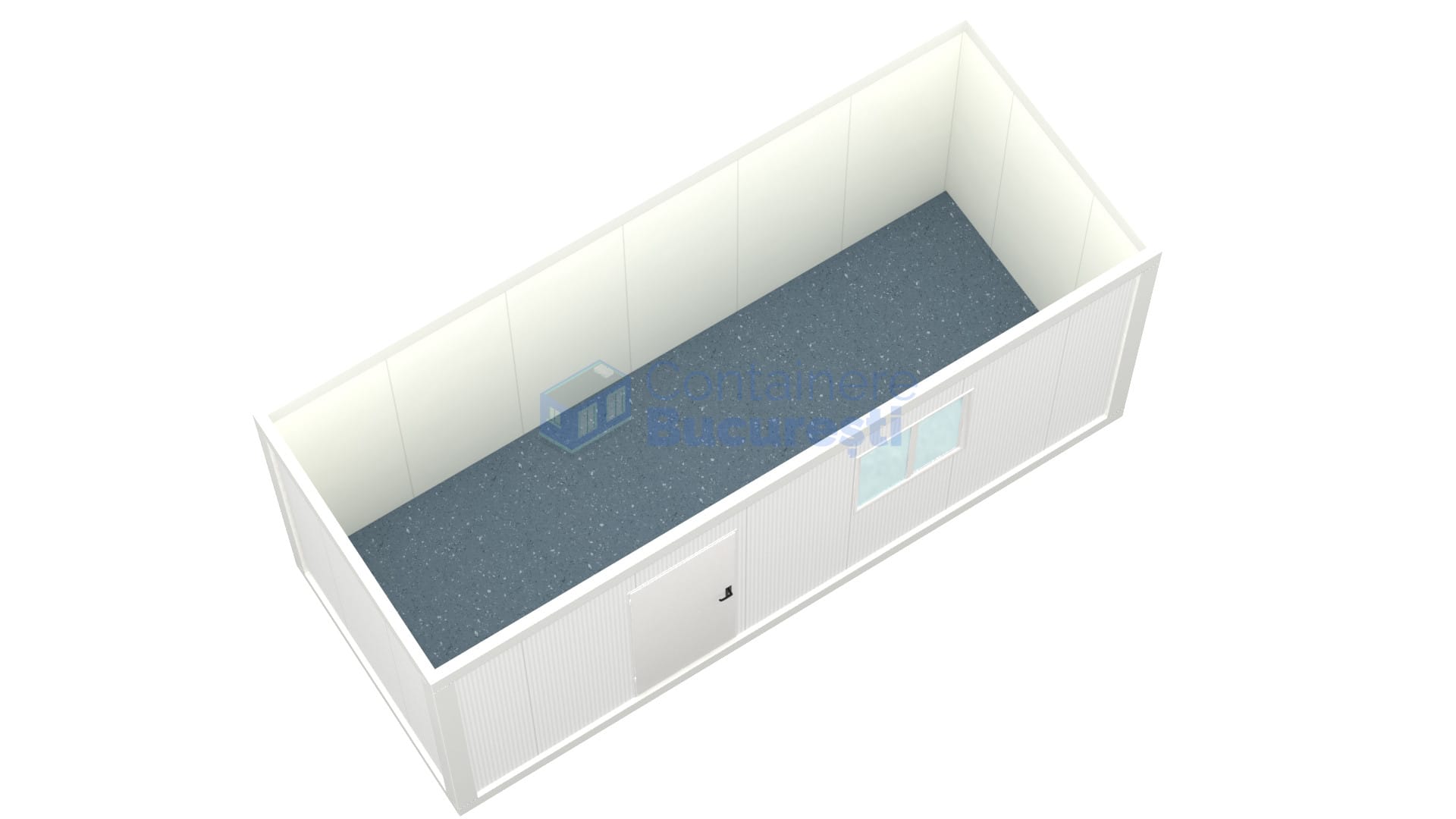 container birou bucuresti 6metri 1geam alb2