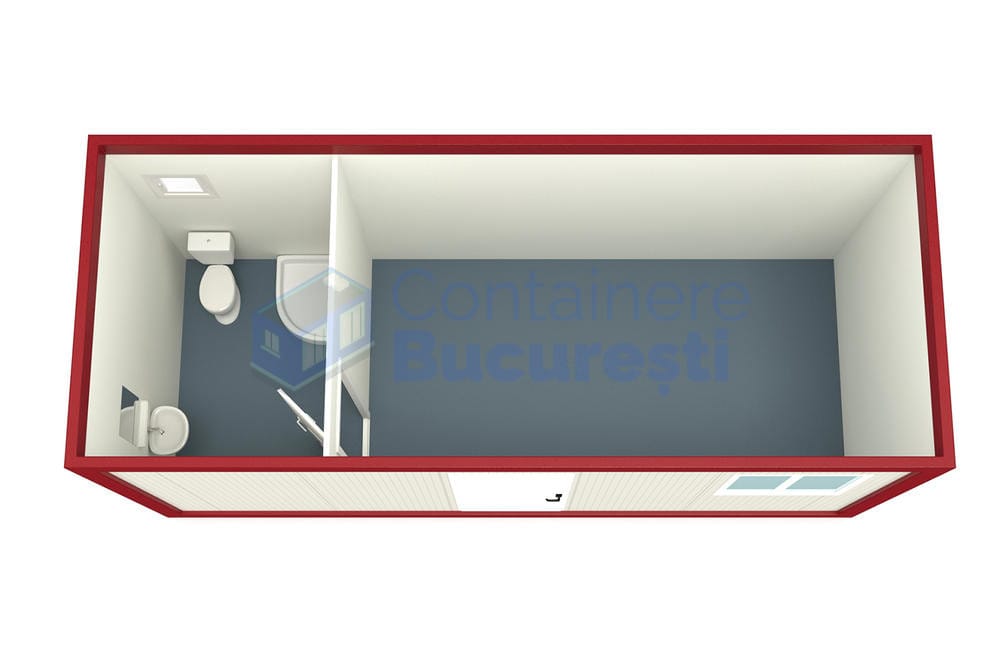 container casa bucuresti 6metri rosu3