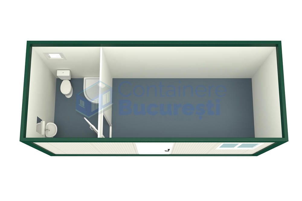 container casa bucuresti 6metri verde3