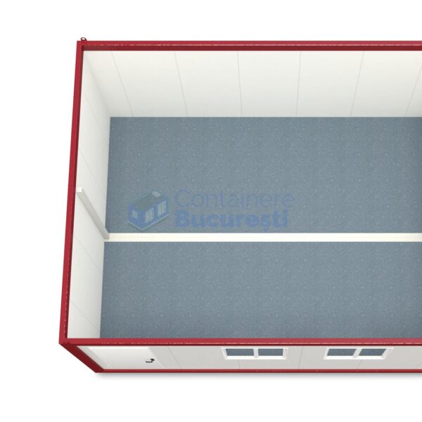 container modular bucuresti 6x4.8m rosu2