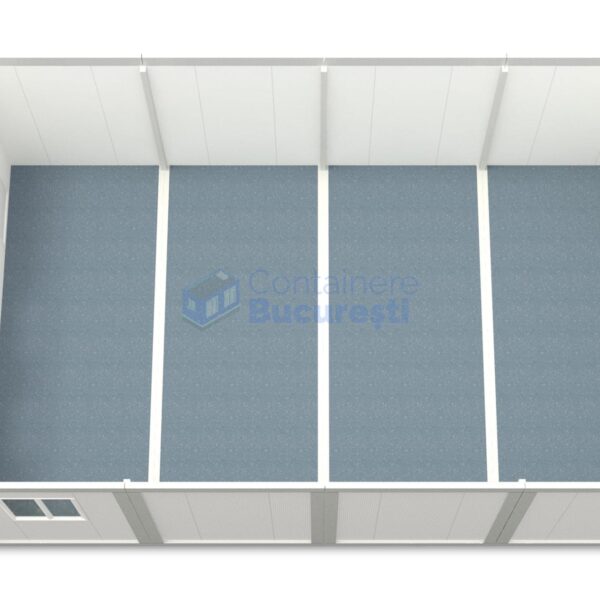 container modular bucuresti 6x9.6m alb2