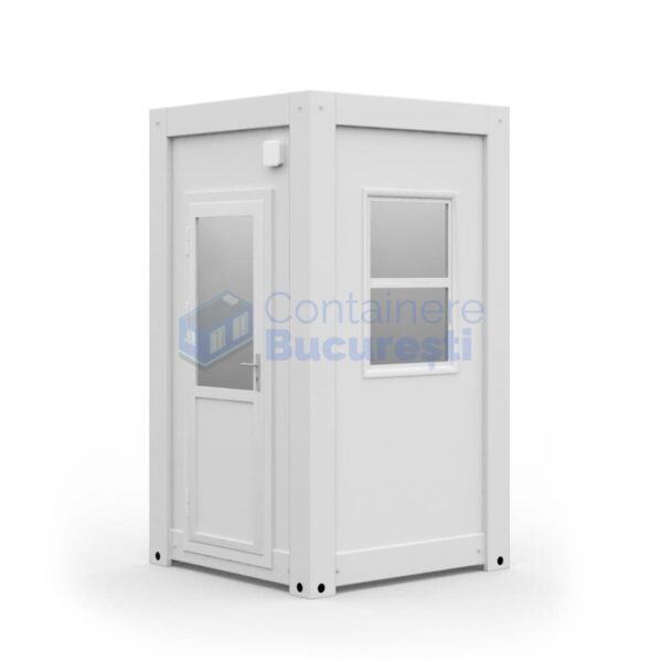 container paza bucuresti model 1 alb