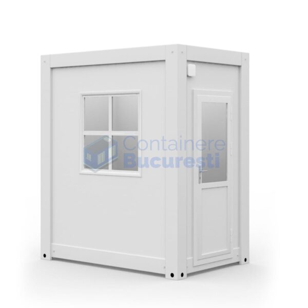 container paza bucuresti model 2 alb