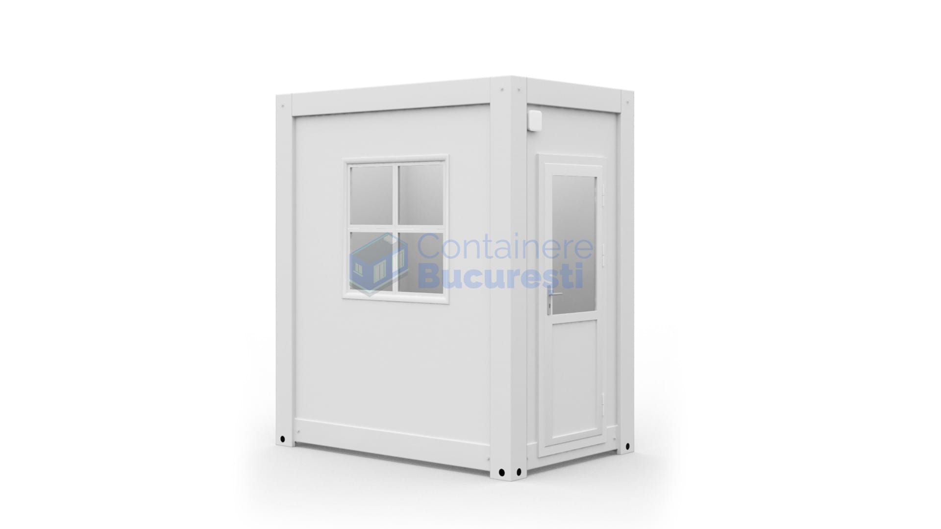 container paza bucuresti model 2 alb