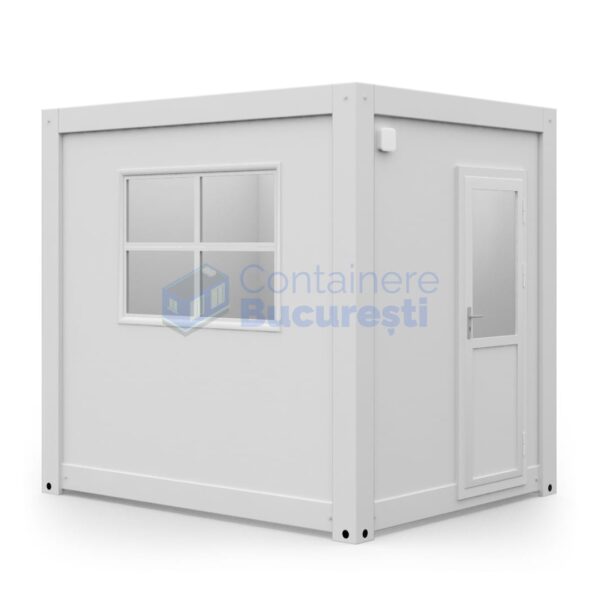 container paza bucuresti model 3 alb