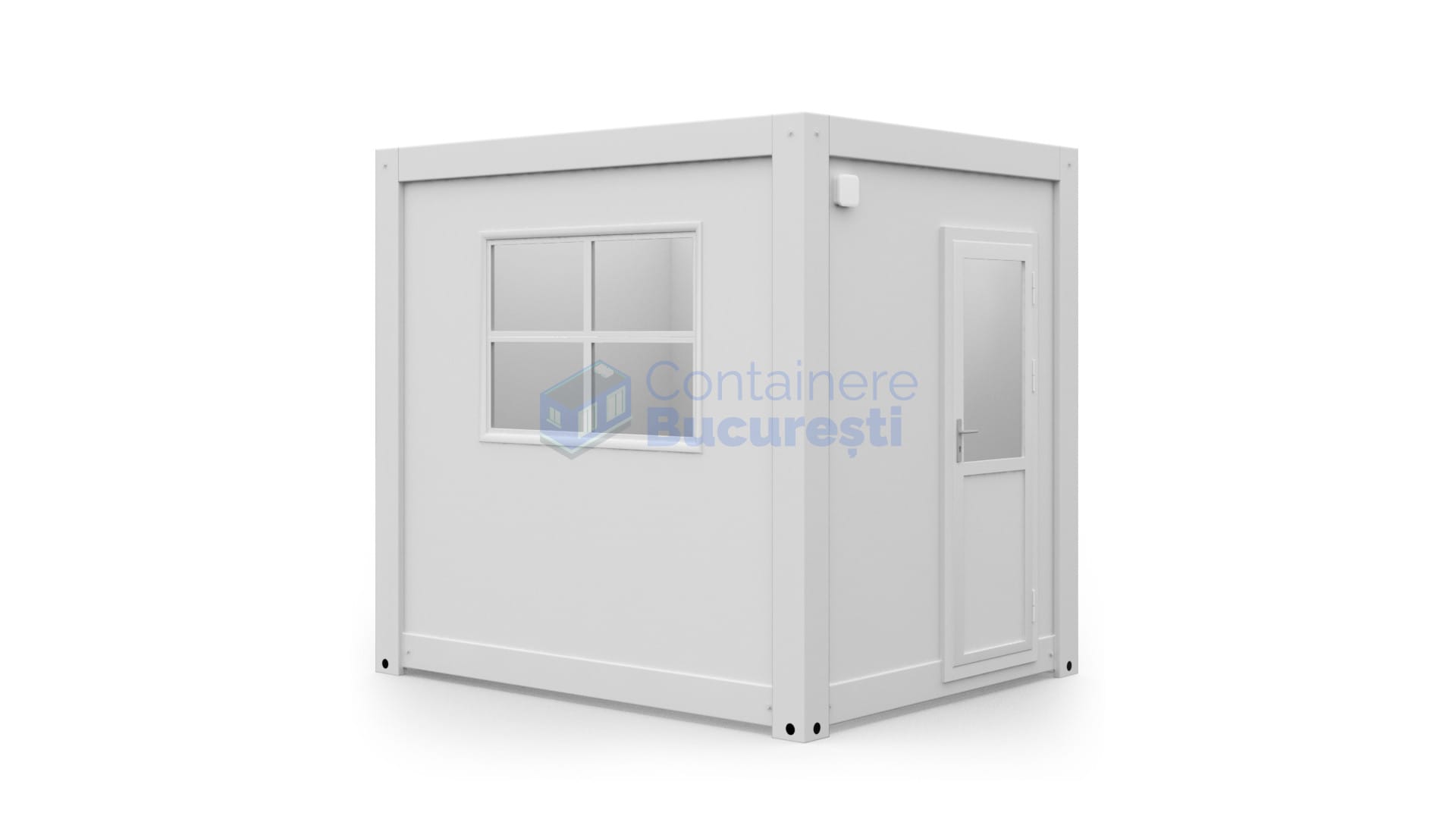 container paza bucuresti model 3 alb